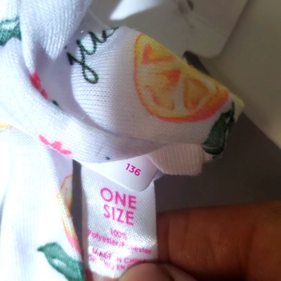 NWT Justice Girls Smocked Tank &Short Pajama Set &Scrunchie, 2-Piece Sz 16/18 - Picture 16 of 16